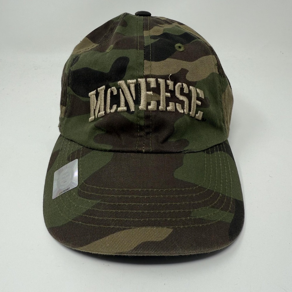 McNeese‎ State Cowboys Hat Cap Strap Back Mens One Size Green Camo NCAA Football
